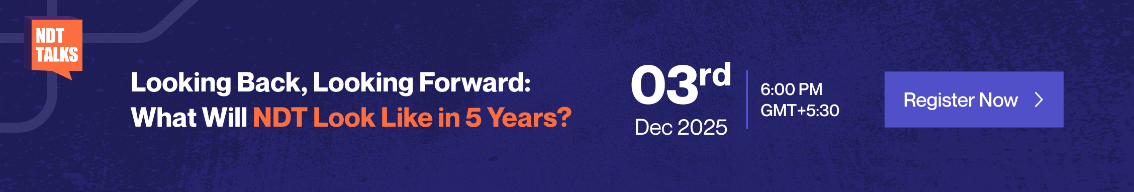 NDT Talks: September