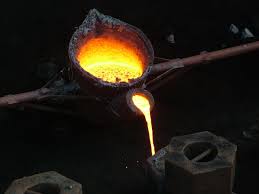 Casting process surface later inspected for porosity using liquid penetrant testing
