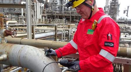 Oil and Gas Ultrasonic Pipeline Thickness Testing