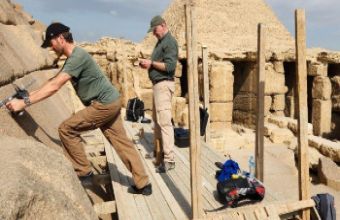 NDT Detect Possible Second Entrance in Menkaure Pyramid