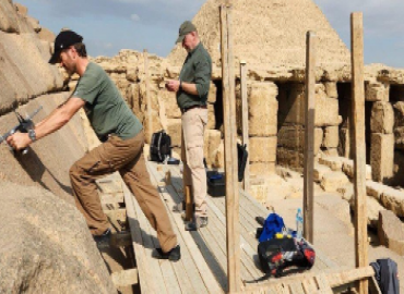 NDT Detect Possible Second Entrance in Menkaure Pyramid