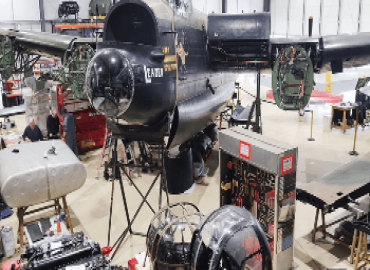 BBMF Lancaster PA474 Undergoes Major Maintenance at Duxford