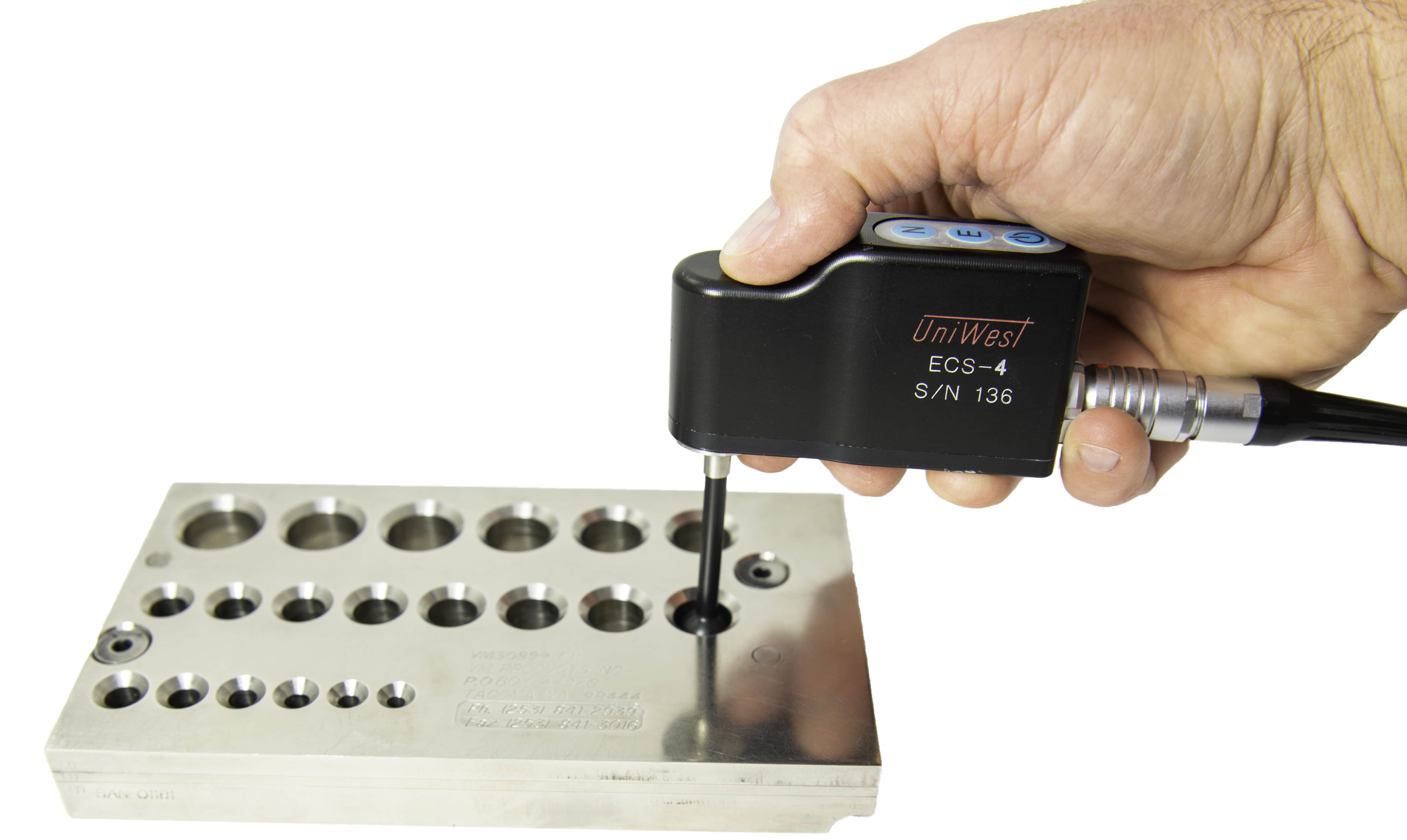 UniWest Introduces the ECS-4 Handheld Rotating Bolt Hole Scanner