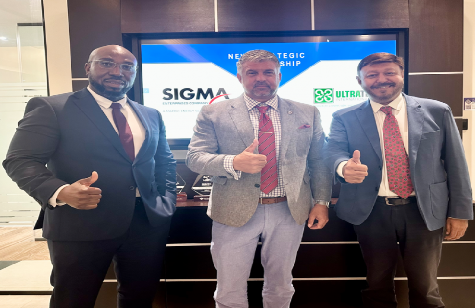 Sigma Enterprises Partners with UltraTech International to Enhance Environmental Solutions for Oil and Gas Industry in the Middle East