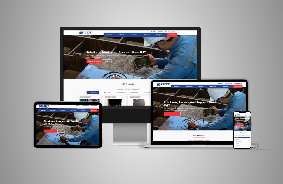NDT Products Limited gets a website makeover