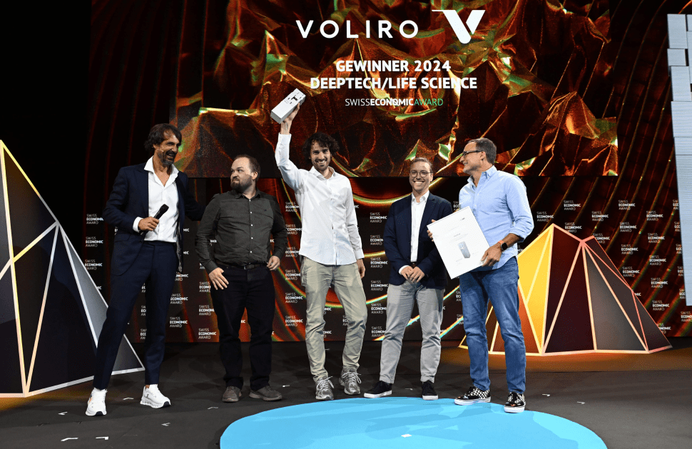 Voliro Wins the Swiss Economic Award 2024 in Deeptech/Life Sciences Category
