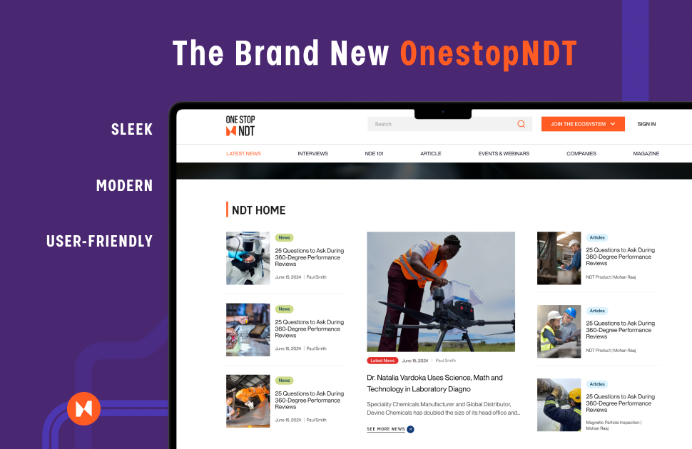 OnestopNDT Reveals a Fresh New Look with Improved Design and Navigation