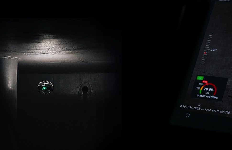 Flyability Announces Flammable Gas Sensor for Elios 3 Drone