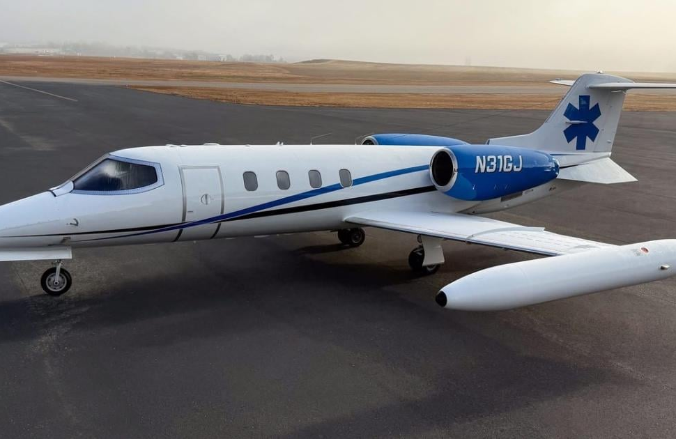 Wichita Team Prepares Learjet for Non-Destructive Testing