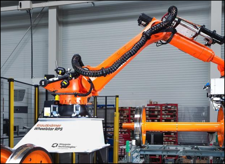 Automated Ultrasonic Robot Streamlines Railway Wheelset Inspection