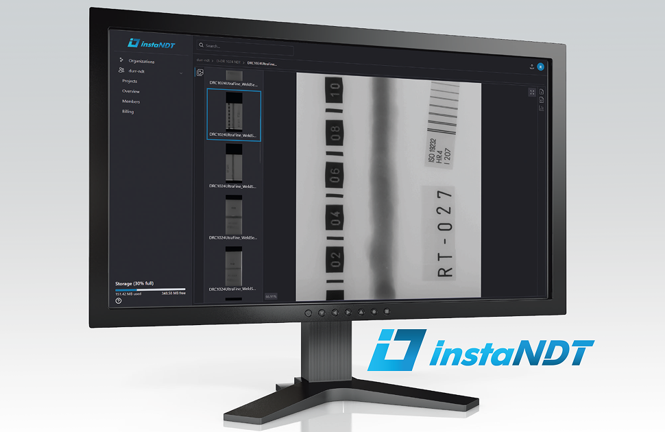 Smart and DICONDE Compliant X-ray Image Archiving with instaNDT