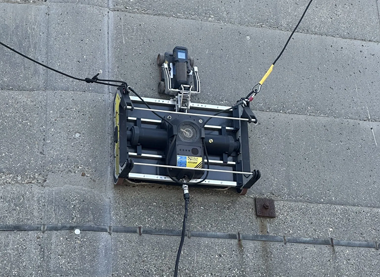 Wall-Climbing Robots Advance NDT on EDF Chimneys