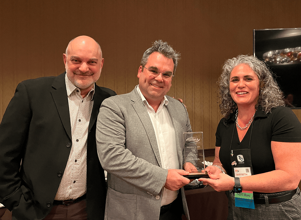 PRAGMA Receives the NDTMA Innovation in NDT Award for PragmaFlex