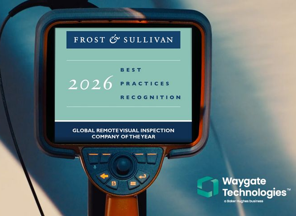 Waygate Technologies Wins Frost & Sullivan 2026 Company of the Year Award