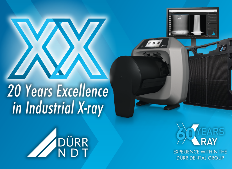 DÜRR NDT Celebrates 20 Years Excellence in Industrial X-ray Built on 60 Years X-ray Experience
