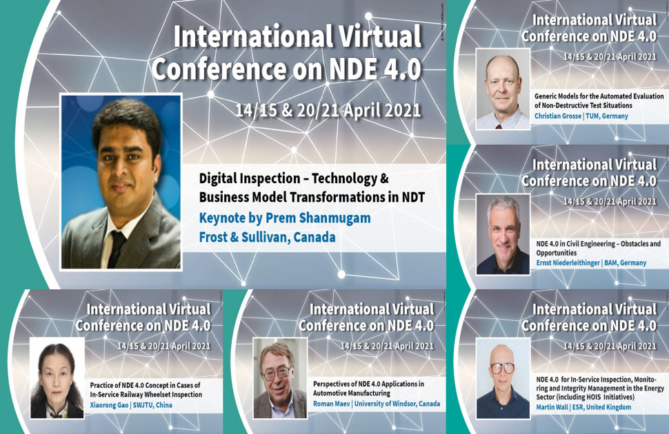 1st International Conference on NDE 4.0: The Invited Speakers of the NDE 4.0 Industrial Application Session