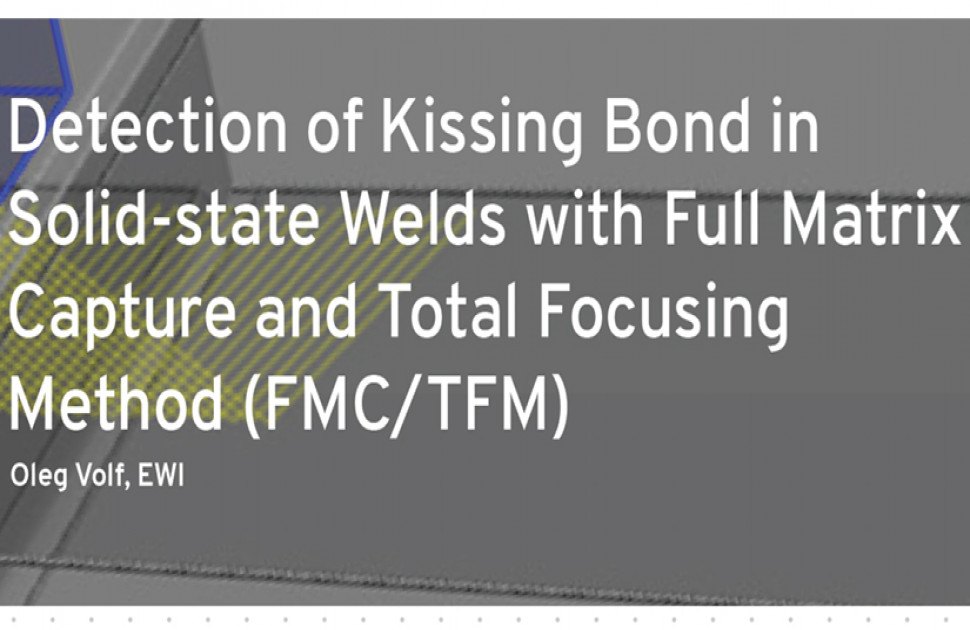 An Effective Technique to Detect Kissing Bonds in Solid-state Welds
