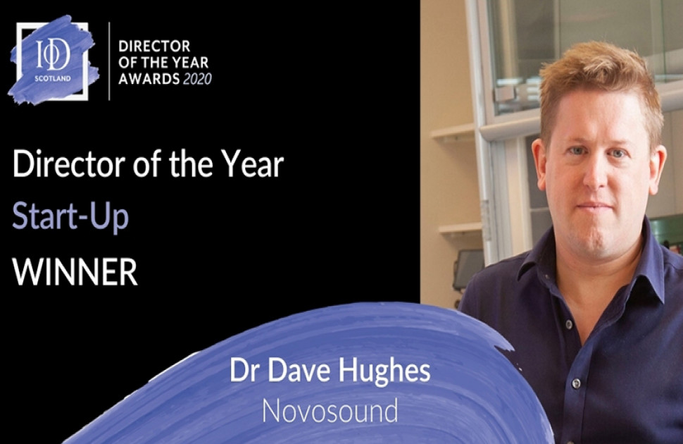 Novosound’s Founder and CTO wins Institute of Directors award