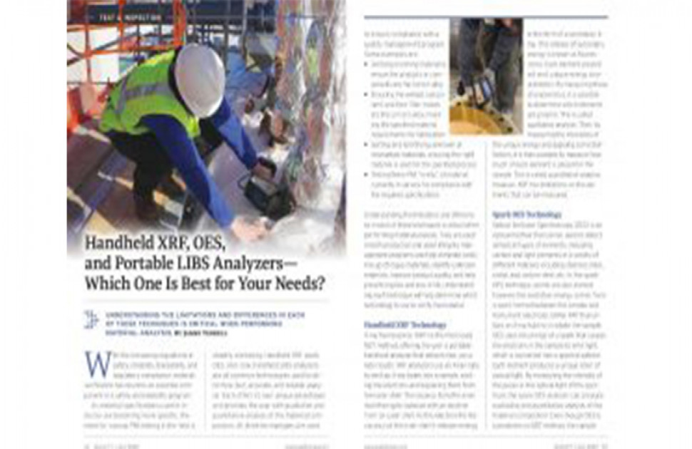 Quality NDT: Which handheld test is best?