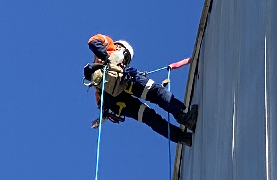 Rope Access Inspection of Power Station Boilers