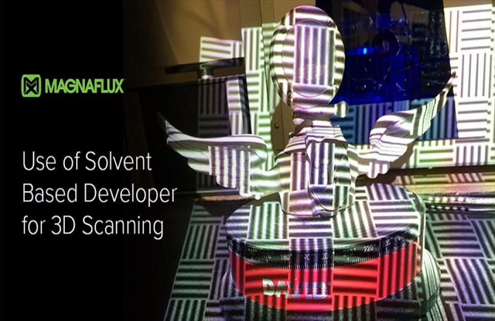 Use of Solvent Based Developer for 3D Scanning