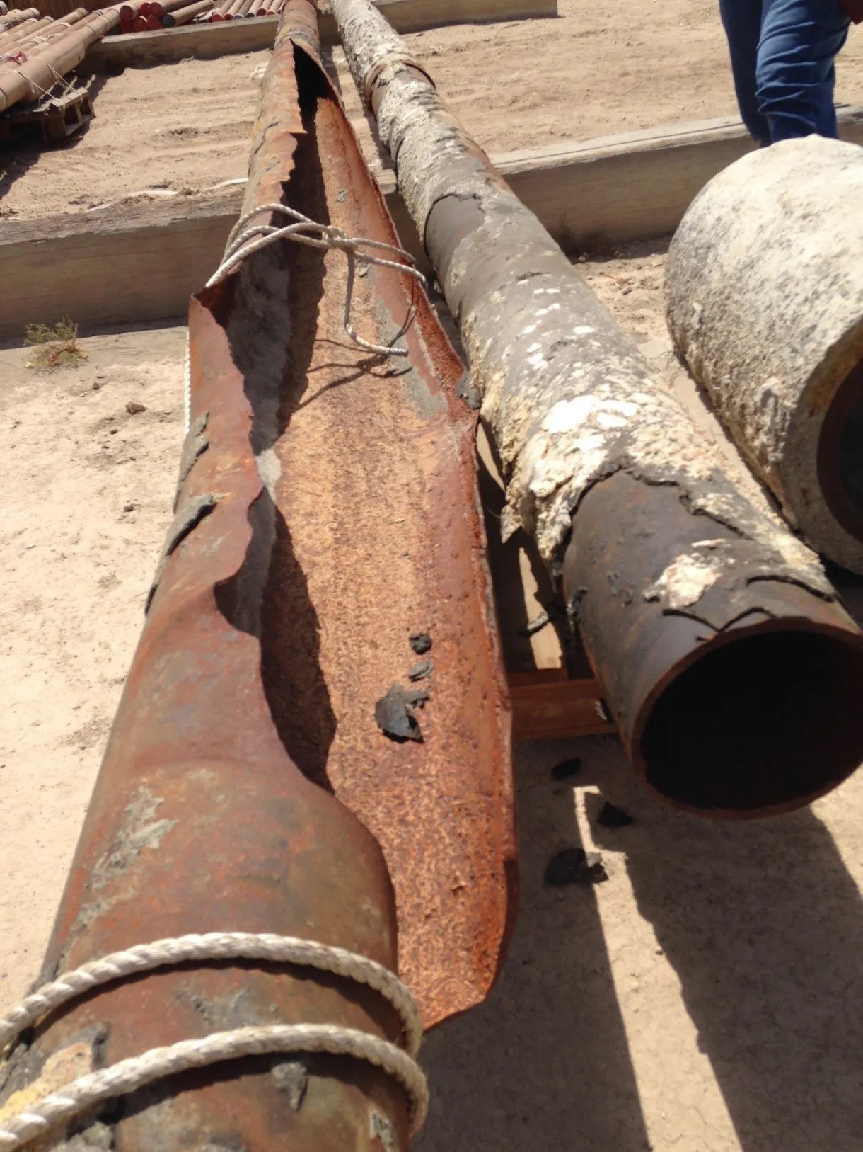 top-of-line corrosion in its pipeline